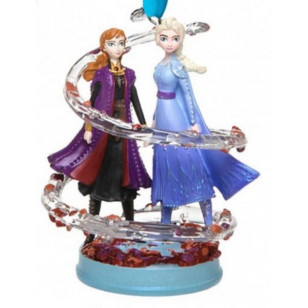 Anna and Elsa Hanging Ornament, Frozen 2, Disneyland Paris